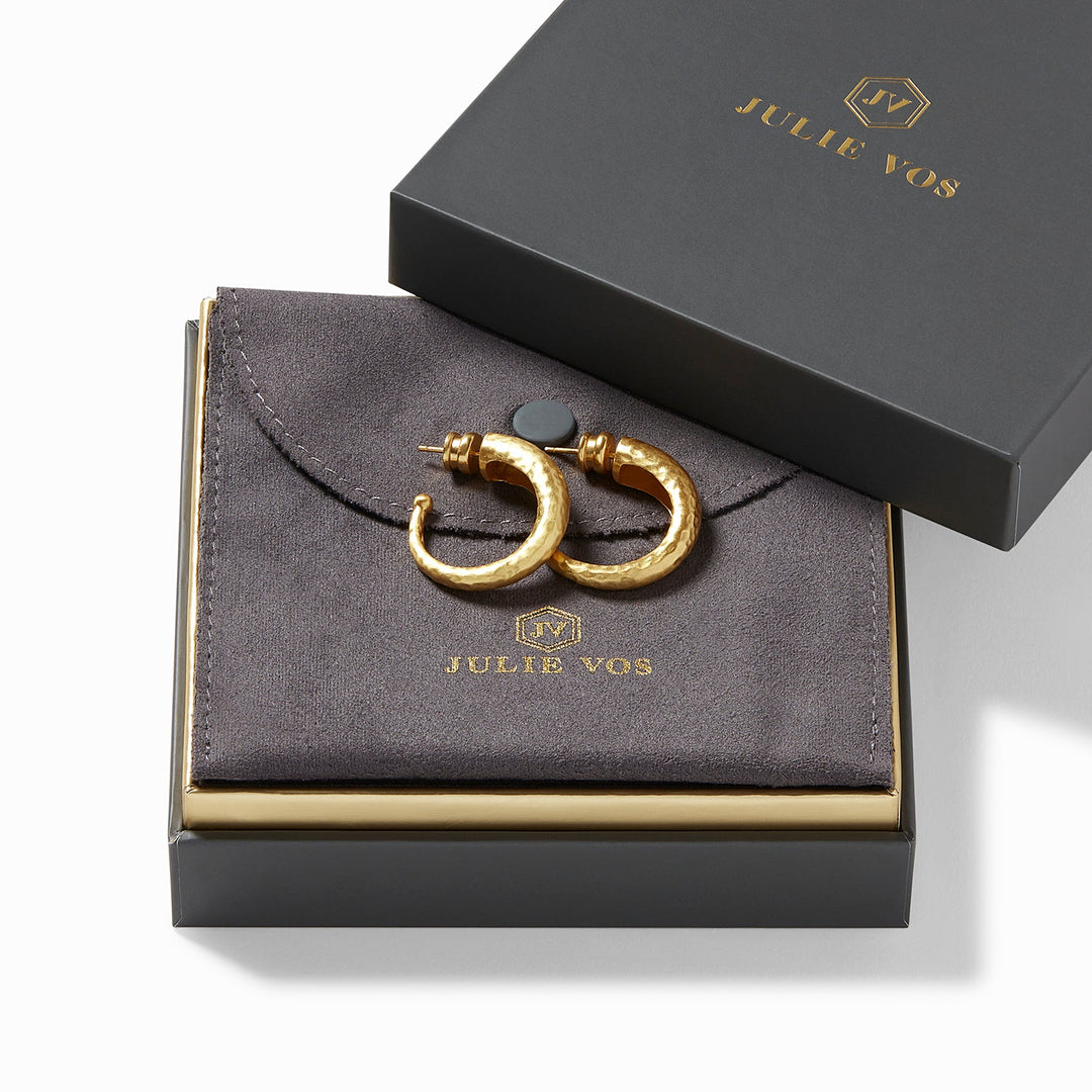 Julie Vos Hammered Hoop