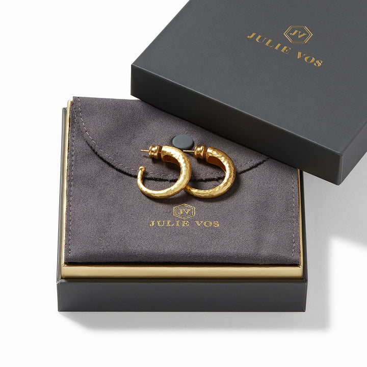 Julie Vos Hammered Hoop