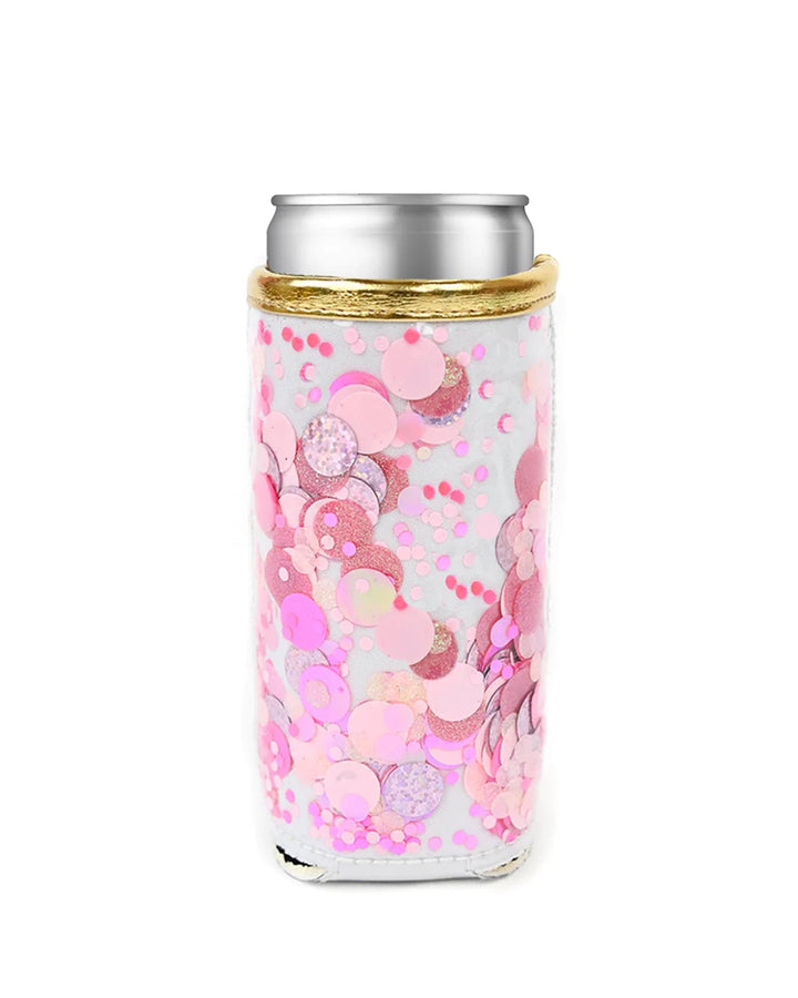 Spirit Squad Confetti Skinny Can Cooler