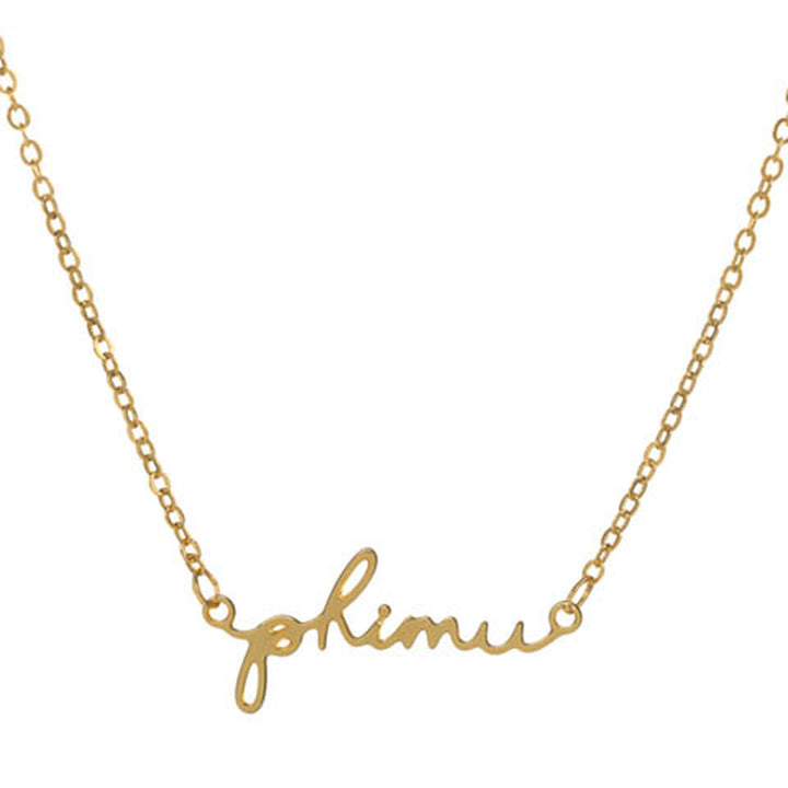 Sorority Script Necklaces