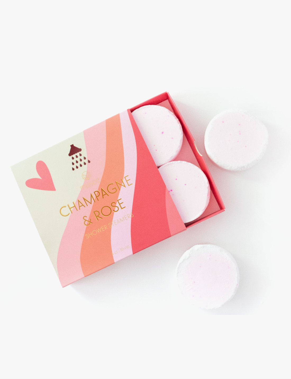 Champagne & Rose Shower Steamers - Glow