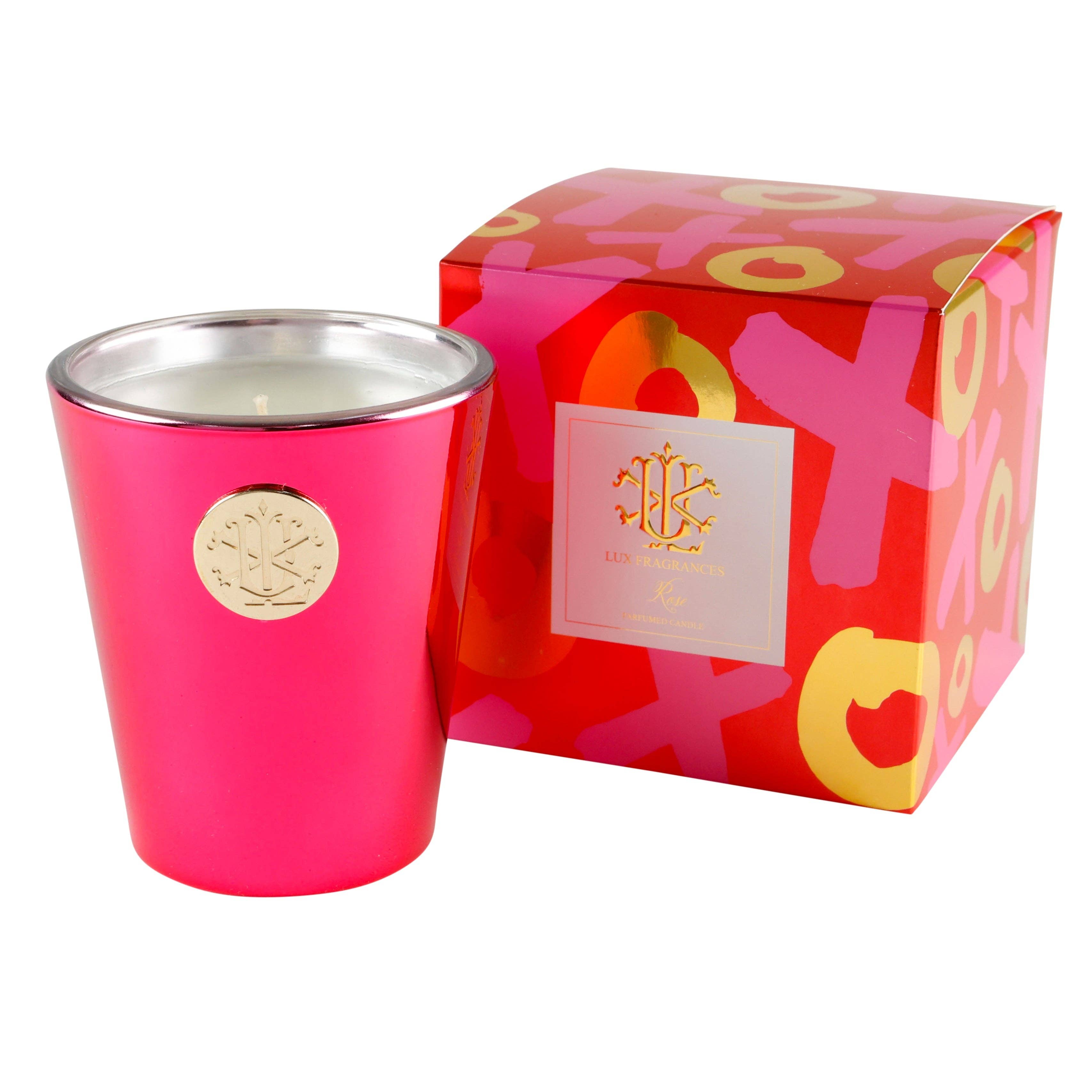 LUX FRAGRANCES - ROSE BOX CANDLE