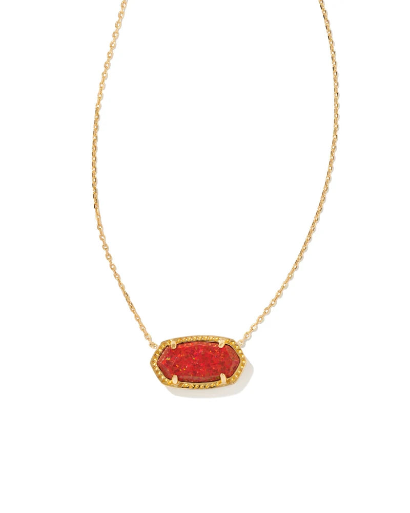 Elisa Gold Pendant Necklace