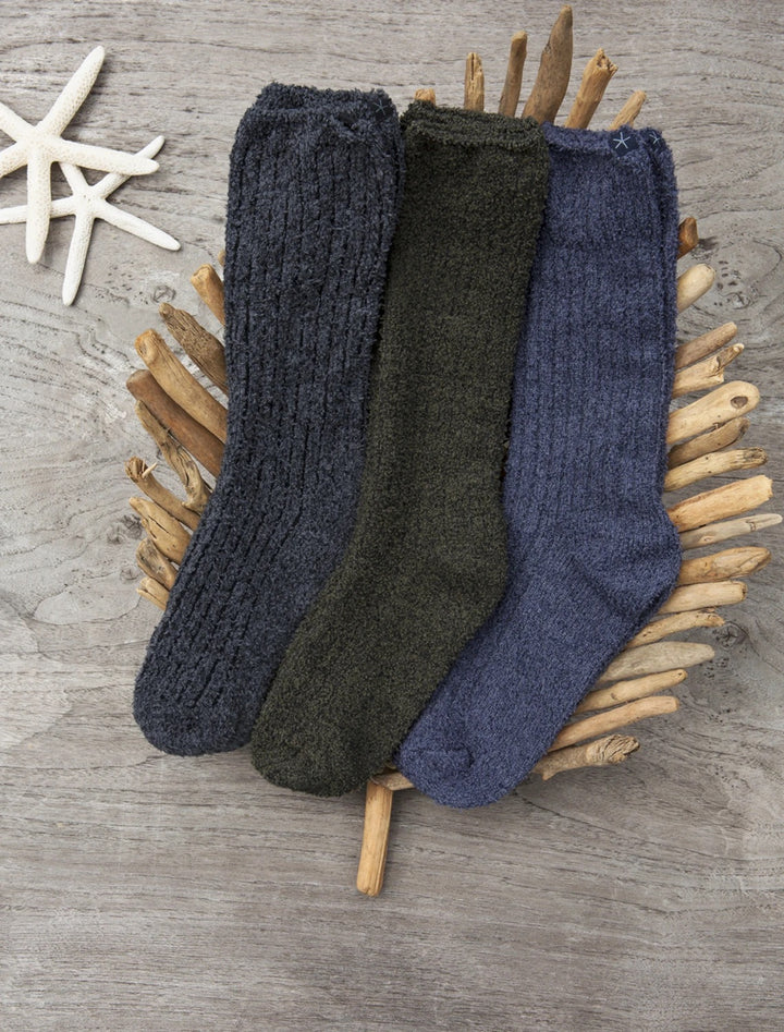 CozyChic Men's Ribbed Socks