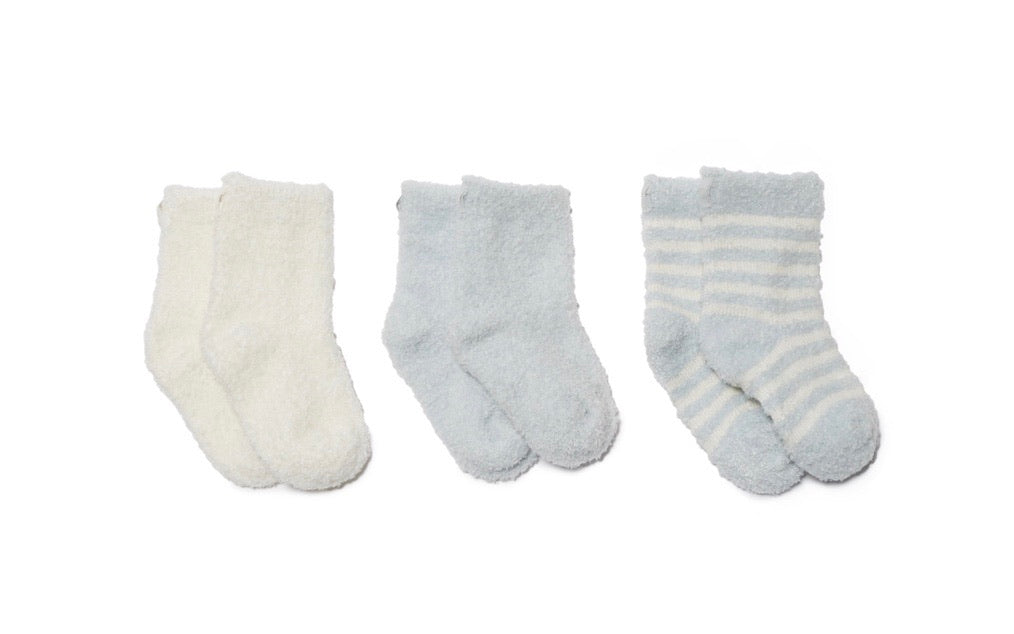 Barefoot Dreams CozyChic Lite Infant Socks 3 Pack