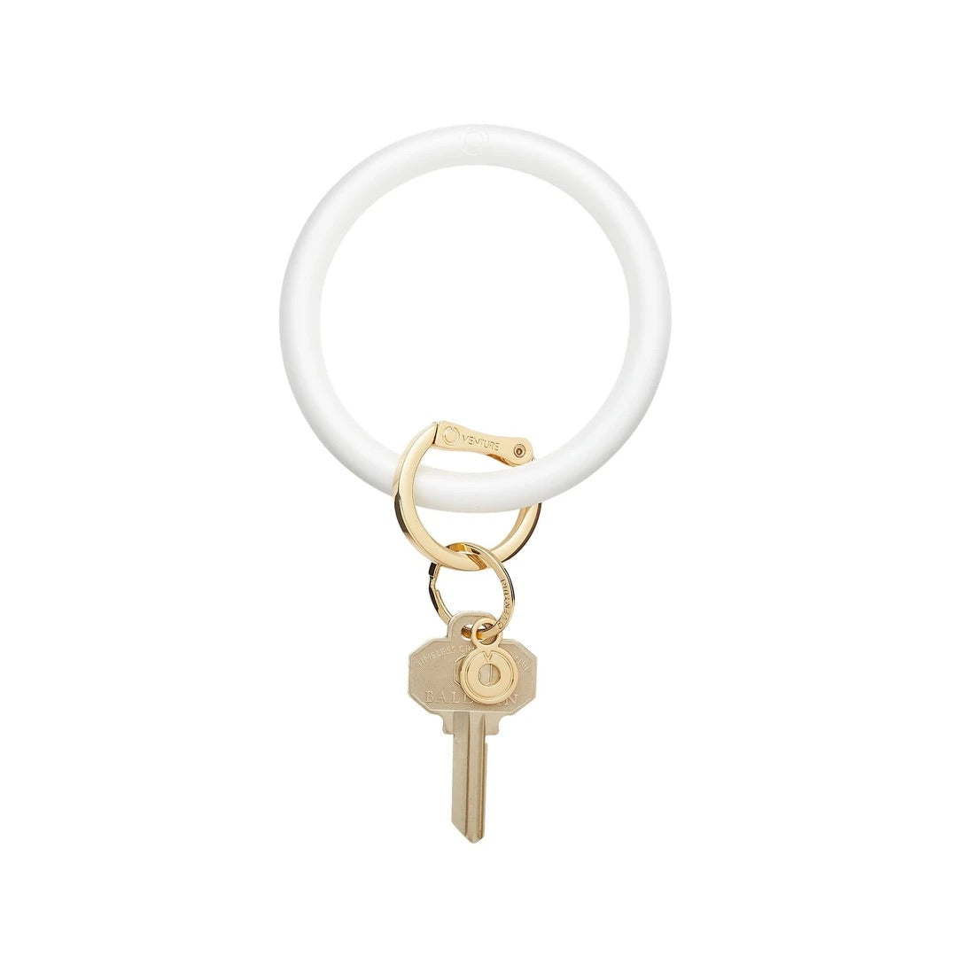 O-Venture Silicone Big O® Pearlized Key Ring