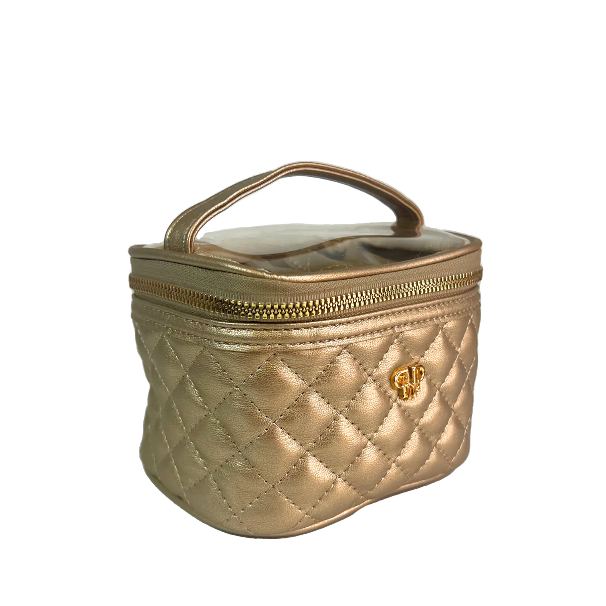 GETAWAY JEWELRY CASE - GOLD QUILTED