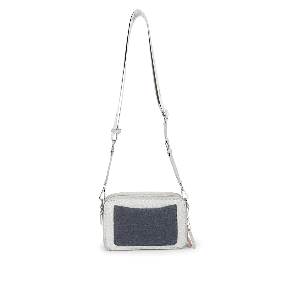 LINDA BAG- SILVER/PIN