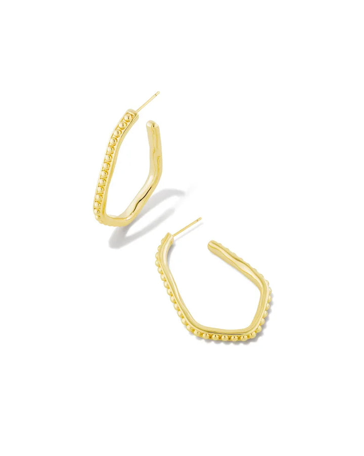 Lonnie Beaded Hoop Earrings